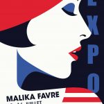 Publicité exposition Malika FAVRE